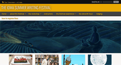Desktop Screenshot of iowasummerwritingfestival.org